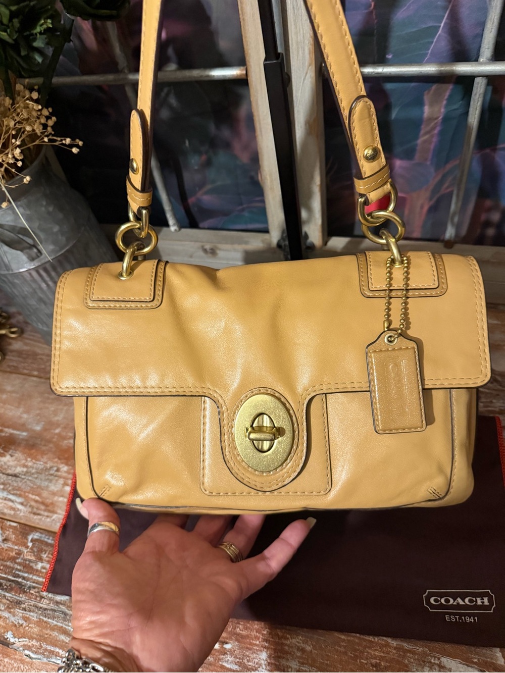 Coach Peyton Flap Shoulder Bag - Picture 2 of 11